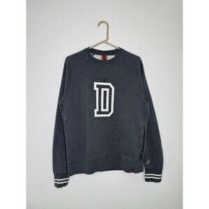 Dallas Cowboys D Sweatshirt Sz M Gray NFL Football Nike Pullover Crewneck Ringer